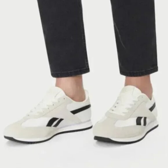 NEW REEBOK Suede Fiori Retro Sneakers for women in natural multi 725 4mj2 - Picture 7 of 11